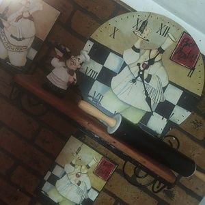 Baker Boys clock rolling pin pictures shef